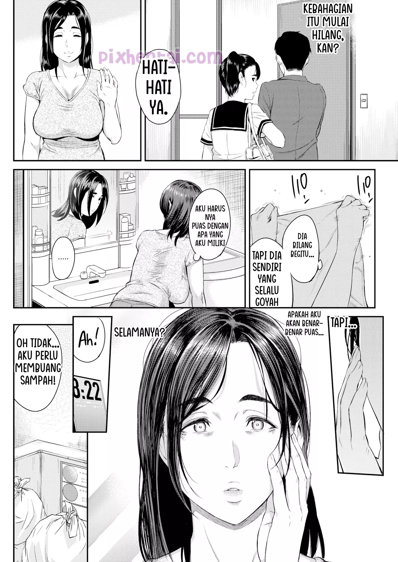 Komik hentai xxx manga sex bokep Happy Days Tante Kesepian ngajak Selingkuh Tetangganya 4